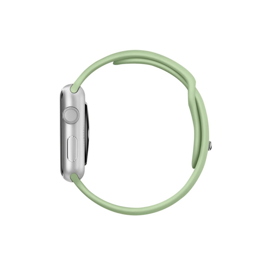 zelený řemínek na apple watch