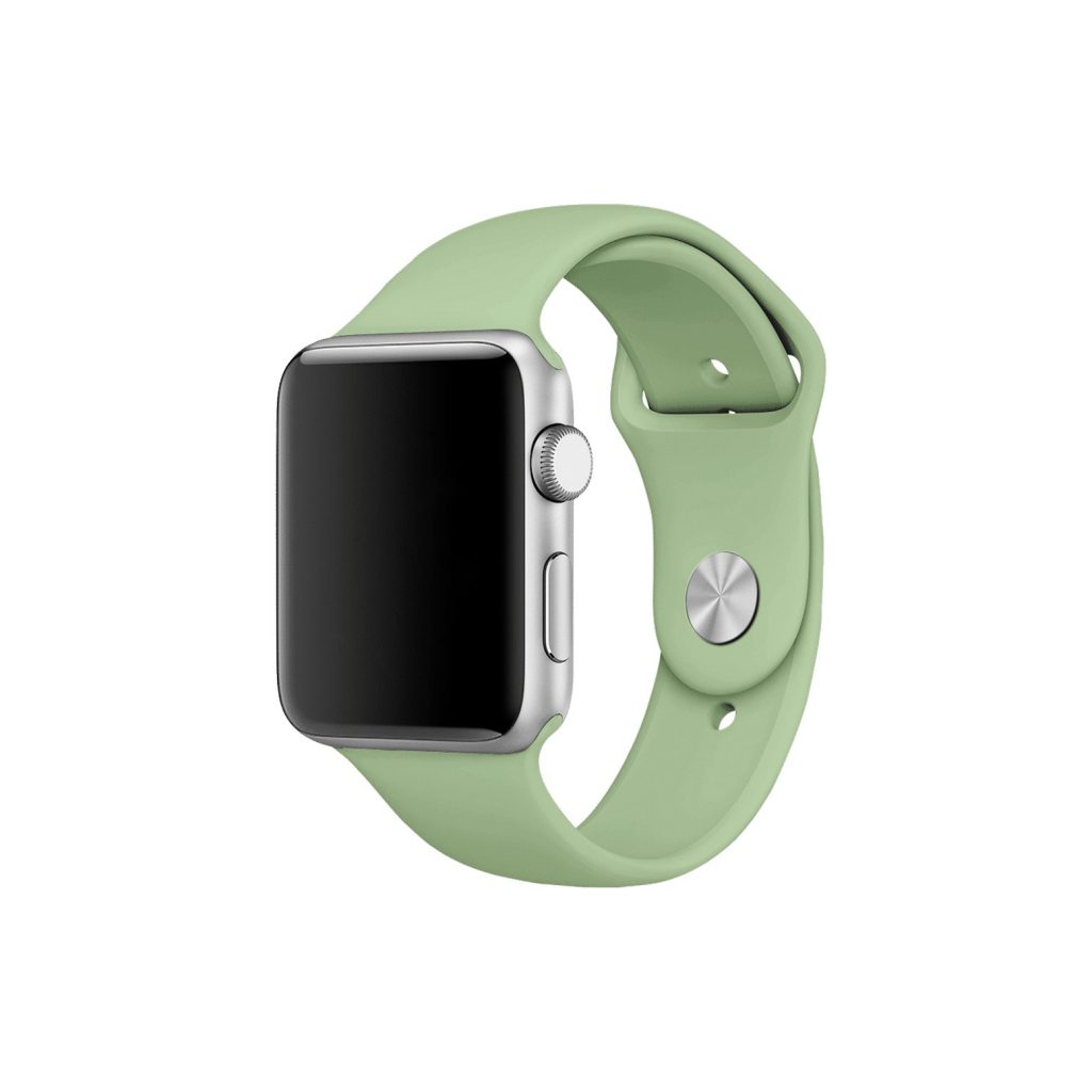 zelený řemínek na apple watch