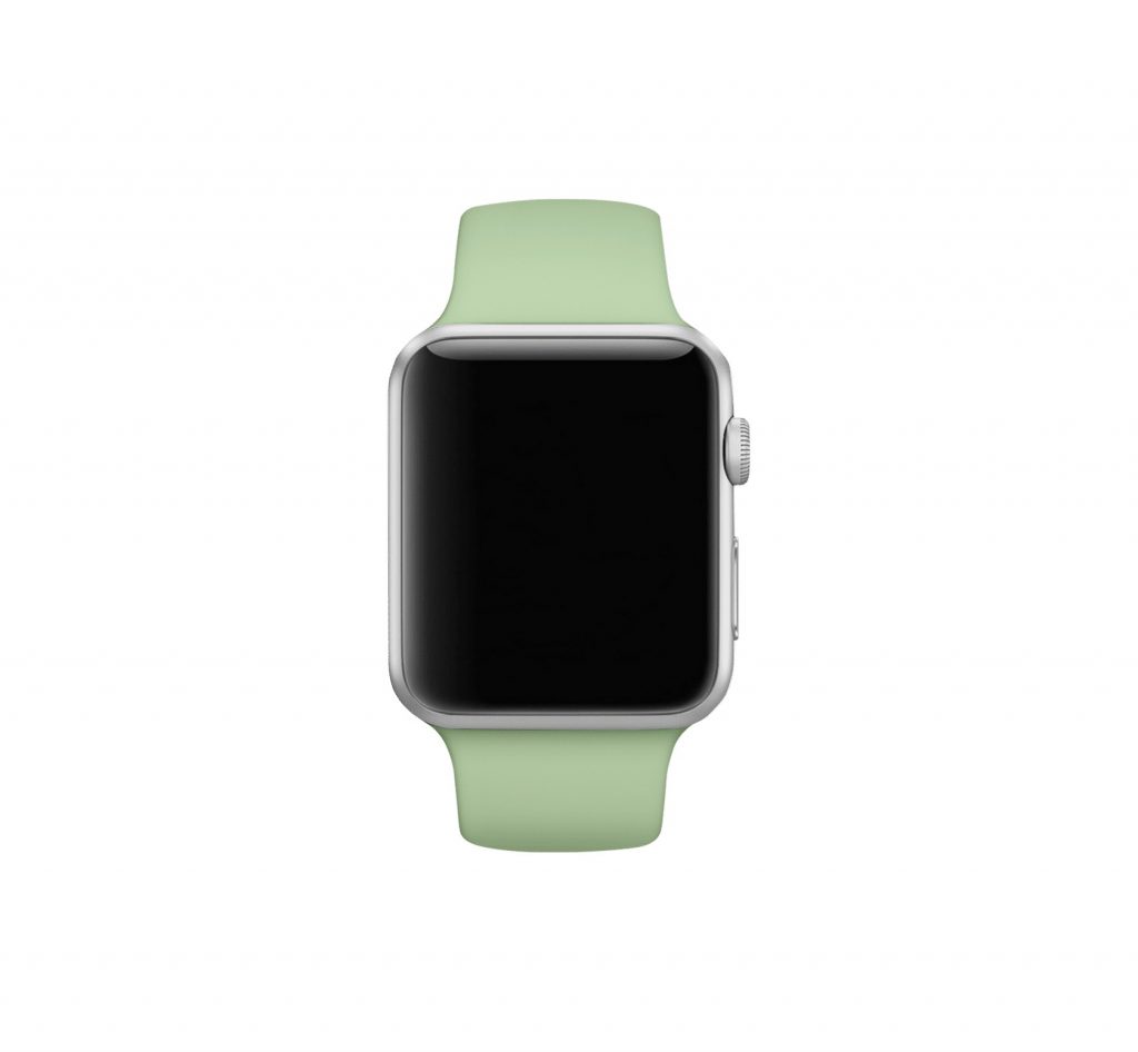 zelený řemínek na apple watch