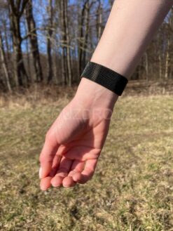 reminek na apple watch 7 cerny milansky tah