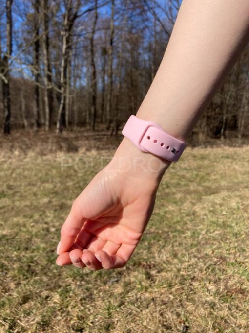 silikonovy baby pink reminek na apple watch 45