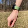 zelene silikonove reminky na apple watch 42 mm