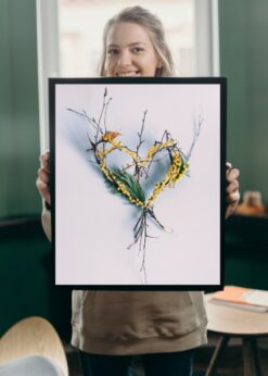 plakat s motivem zelaeno