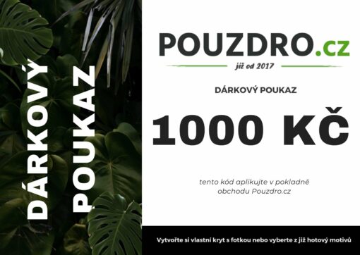 Dárkový poukaz Pouzdro.cz na nákup zboží v hodnotě 1000 Kč