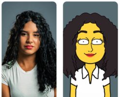 Převod fotek do Simpsons stylu